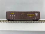 Z Scale Micro Trains 50' Rib Side Box Car Fmc Plug Door Pennsylvania Rr. Fixed Price $25.00.