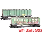 Micro Trains Scale Burlington Northern 2-BAY Airslide Hoppers 98305081. Fixed Price $61.72.