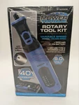 New Power Torque Tools Rotary Kit W/40 Accessories PT60005 PH9. Fixed Price $17.90.