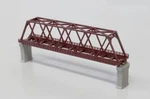 Rokuhan Single Red Iron Bridge R042. Fixed Price $46.19.