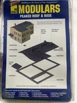 Walthers Ho Scale Modulars Peaked Roof & Base Kit New 933-3720 (WL032326-10). Fixed Price $7.00.