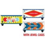 Micro Trains Scale Strates Shows Container 3-PACK #3 98302274. Fixed Price $48.36.