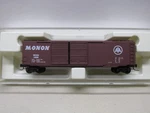 Z Scale Micro Trains # 13711-2 Monon 50' Box Car 1499. Fixed Price $25.00.