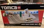 Tomica Hypercity Mini Gas Pump Set (no Playkid Lamp, Guard Rail, Sign ). Fixed Price $14.00.
