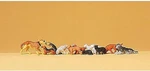 Preiser Cats Amp; Dogs (12) - Model Railroad Figures Ho Scale #14165. Fixed Price $15.24.