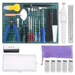 Fippy 29PCS Gundam Model Tools Kit, Basic Small Medium, Silver. Fixed Price $30.65.