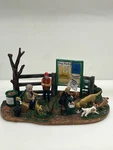 Lemax Coventry Dog Park Display With Additional No Littering Figurine Rare. Fixed Price $49.99.