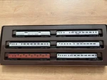 Marklin Mini Club 87846 Atlantic Coast Line, Rf&p, Prr Car Passenger Set - Z. Fixed Price $175.00.